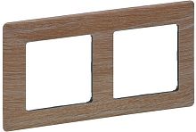 Рамка универсальная Legrand Valena Life 2-м светлое дерево картинка